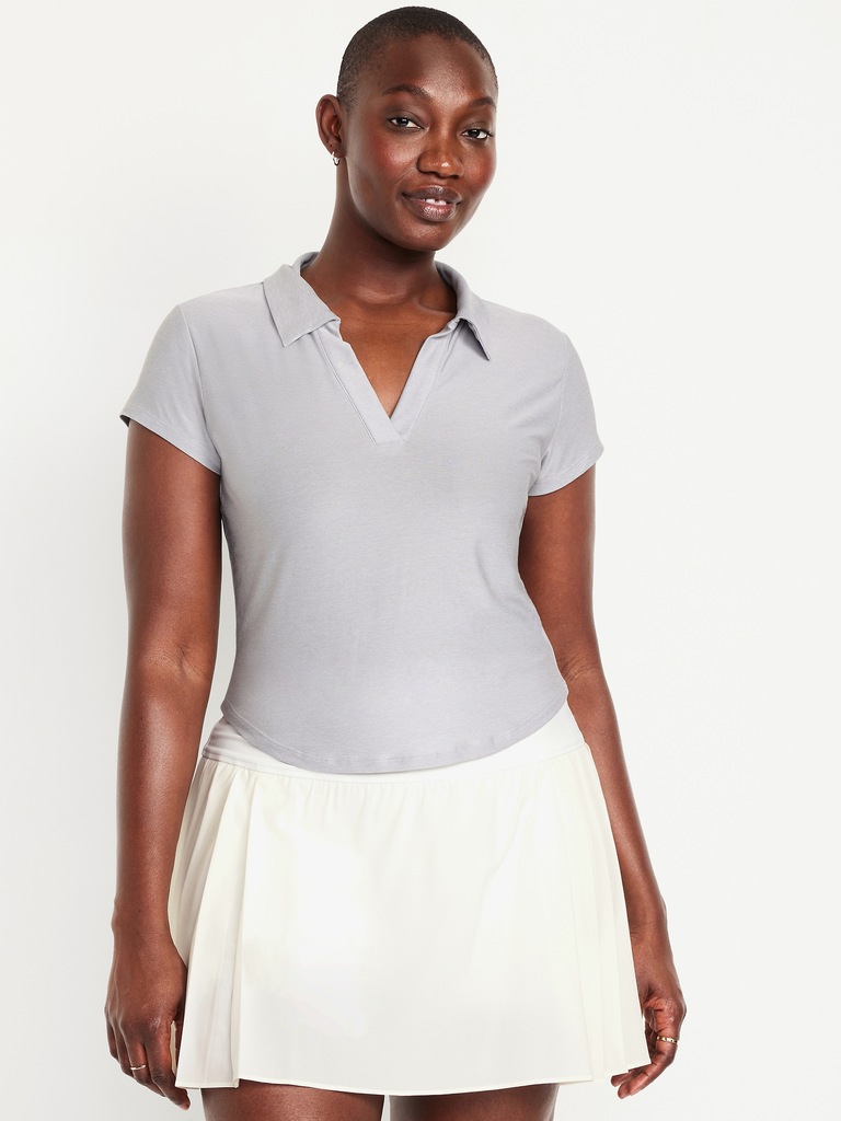 CloudMotion Cropped Polo
