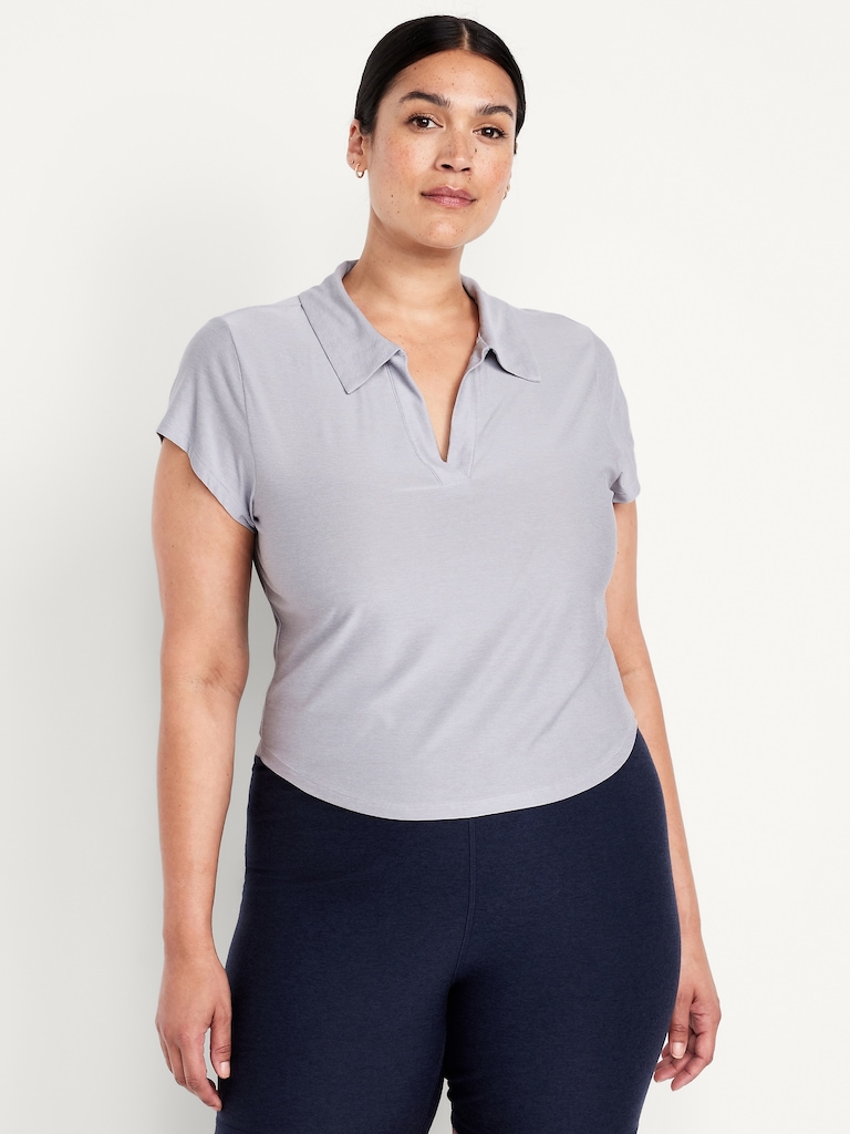 CloudMotion Cropped Polo
