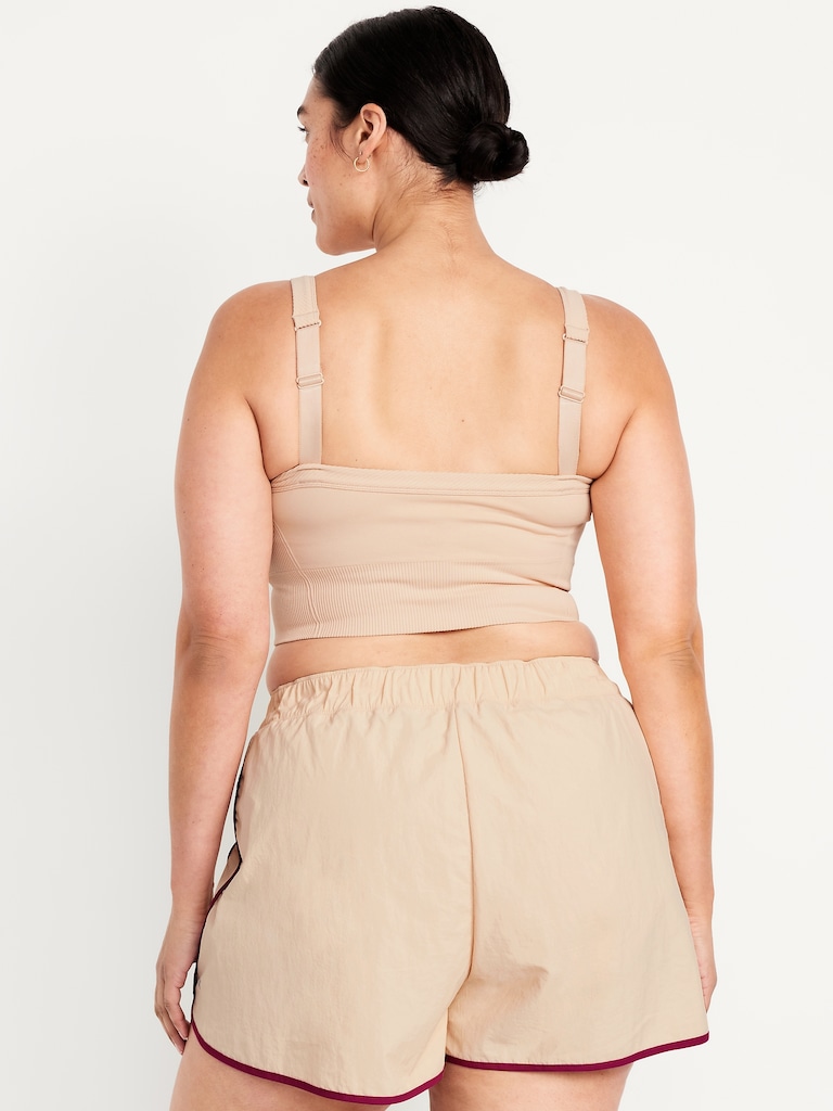 Light Support Fluid Seamless Longline Sports Bra