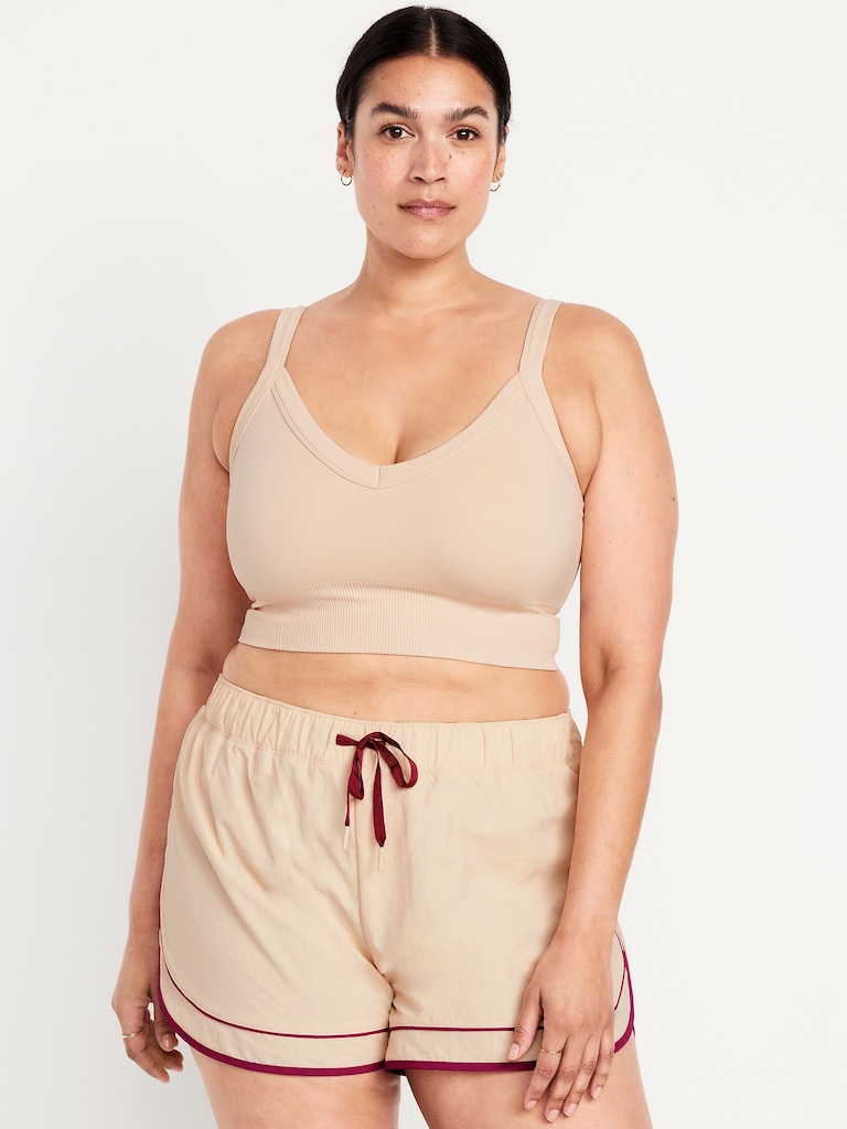 Light Support Fluid Seamless Longline Sports Bra