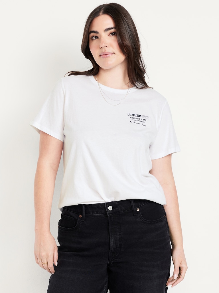 EveryWear Crew-Neck Graphic T-Shirt