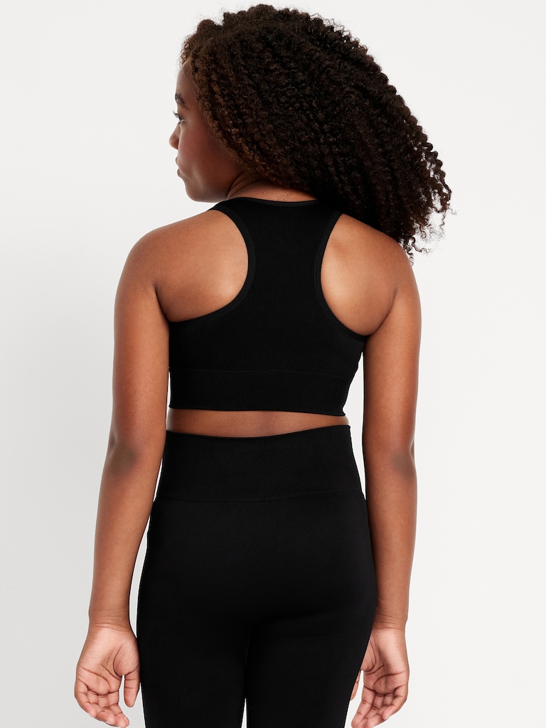 Fitted Seamless Performance Bra for Girls