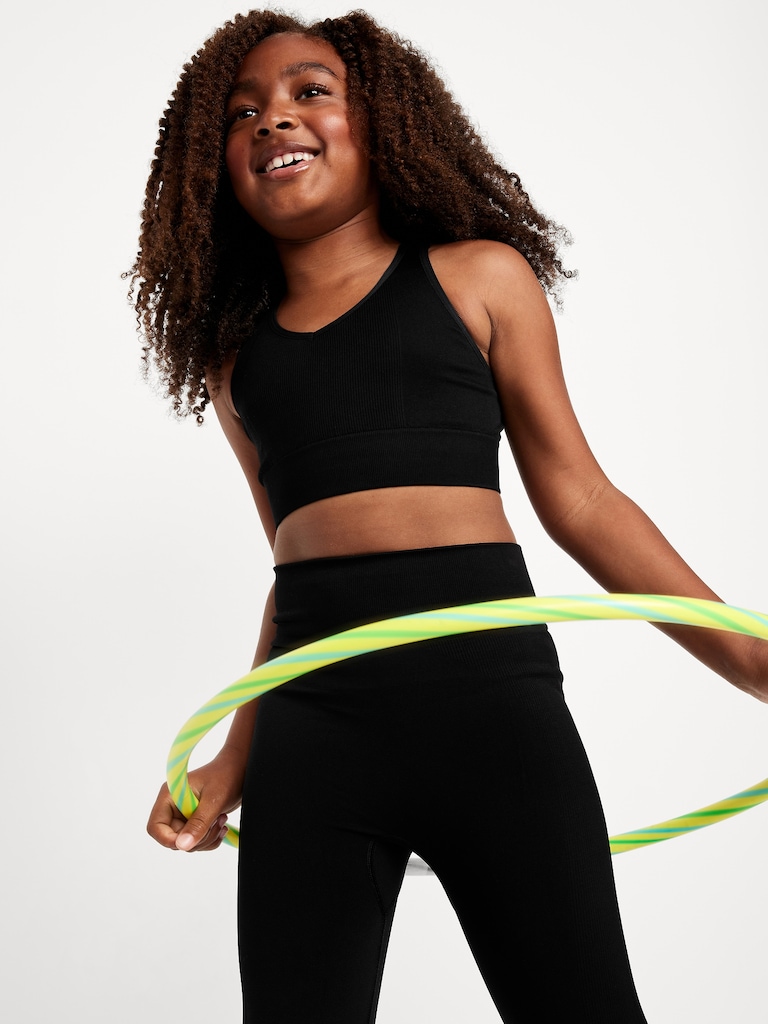 Fitted Seamless Performance Bra for Girls