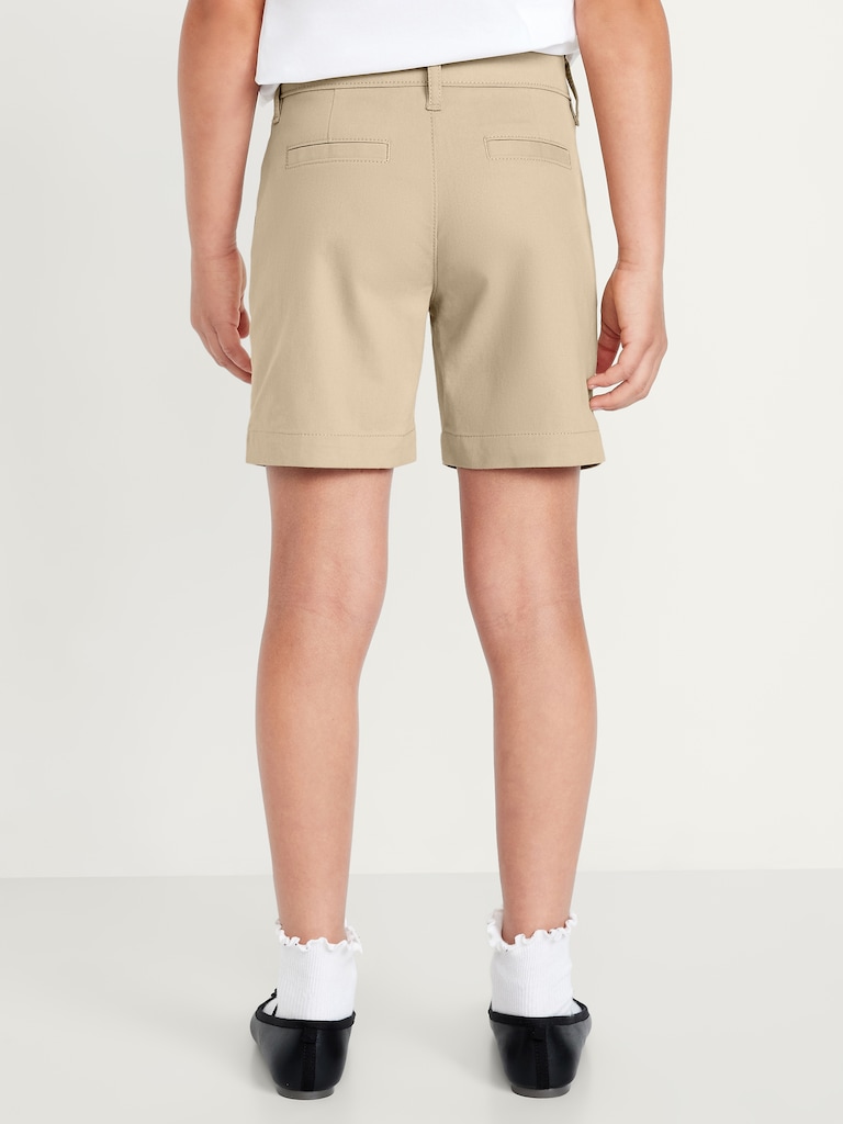 School Uniform Twill Bermuda Shorts for Girls