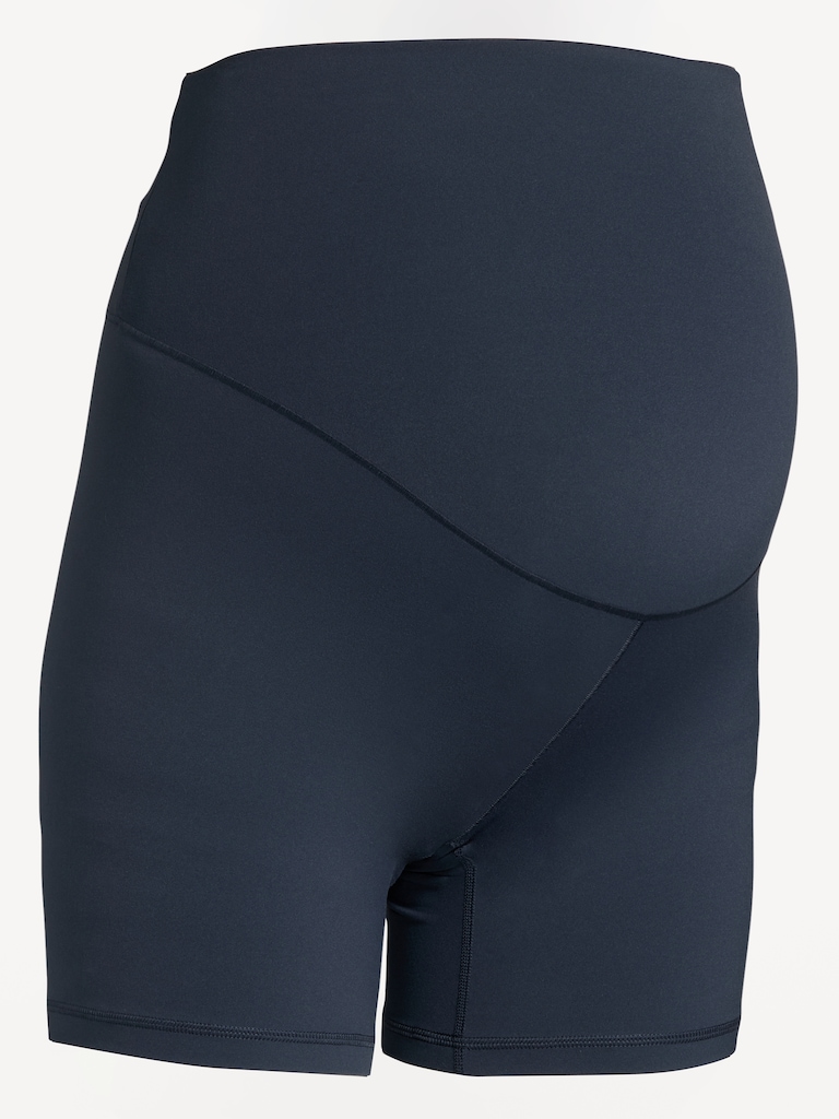 Maternity Full Panel StudioSmooth Biker Shorts -- 6-inch inseam