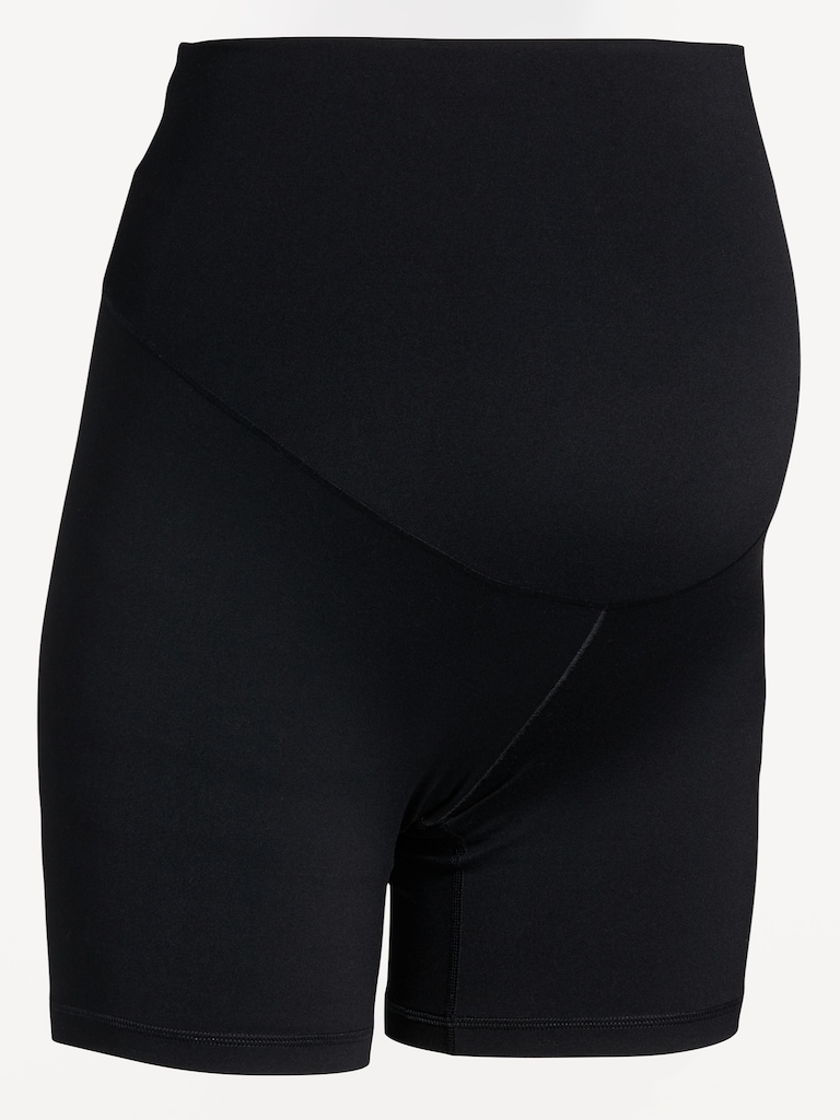 Maternity Full Panel StudioSmooth Biker Shorts -- 6-inch inseam
