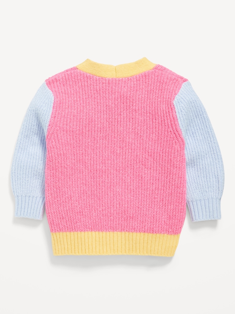 SoSoft Color-Block Cardigan Sweater for Baby