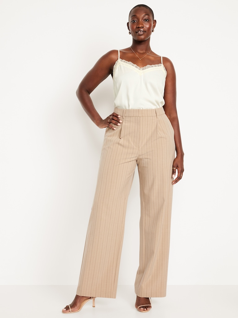 Extra High-Waisted Taylor Wide-Leg Trouser Pants