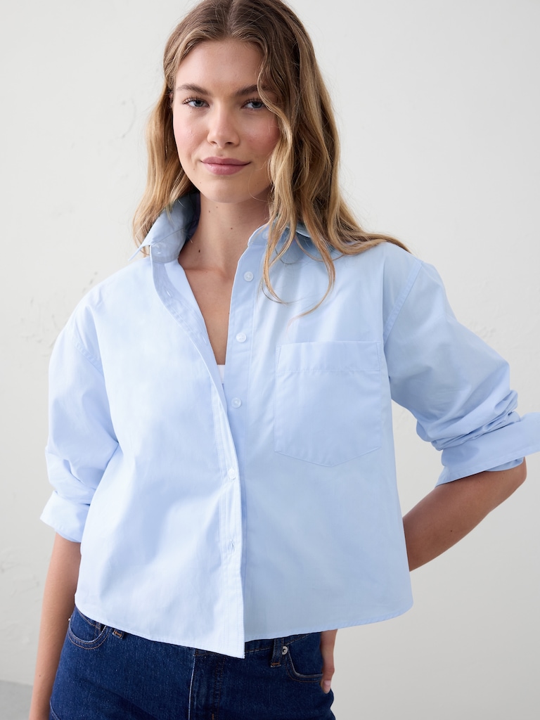 Boxy Button-Down Shirt