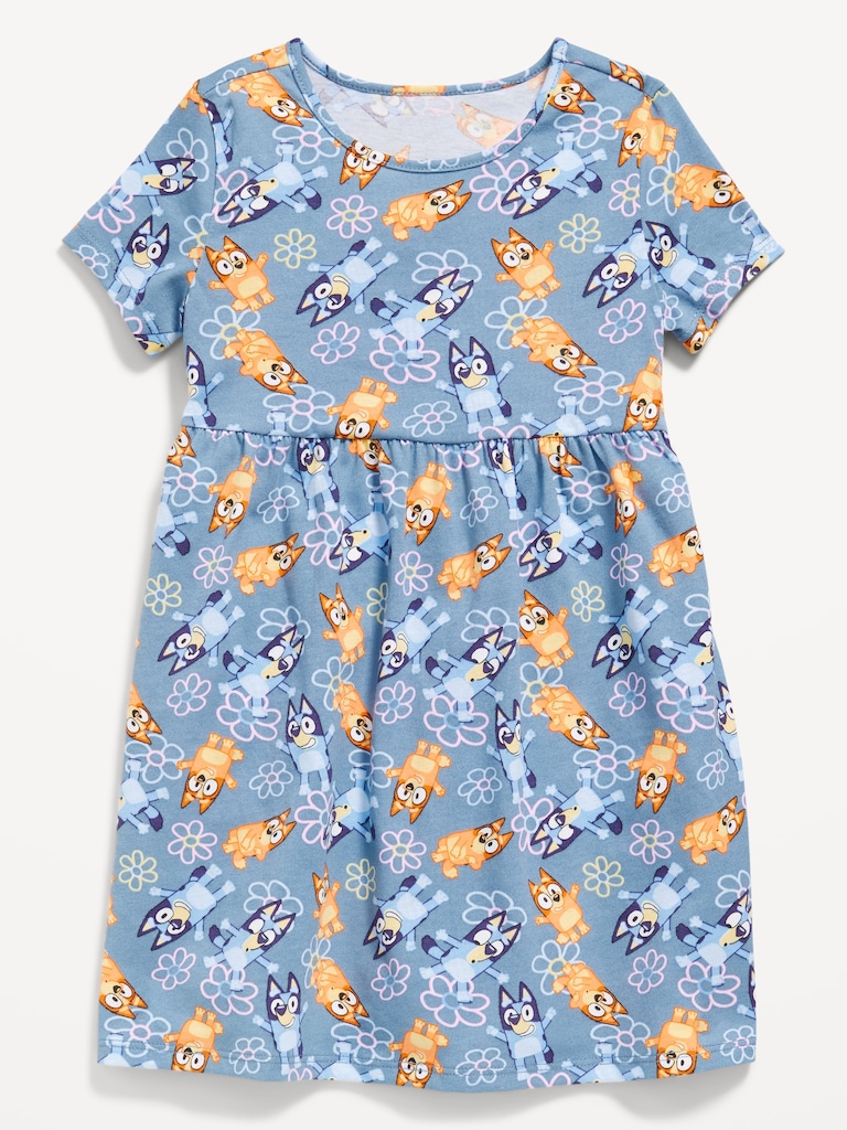 Bluey™ Short-Sleeve Graphic Dress for Toddler Girls
