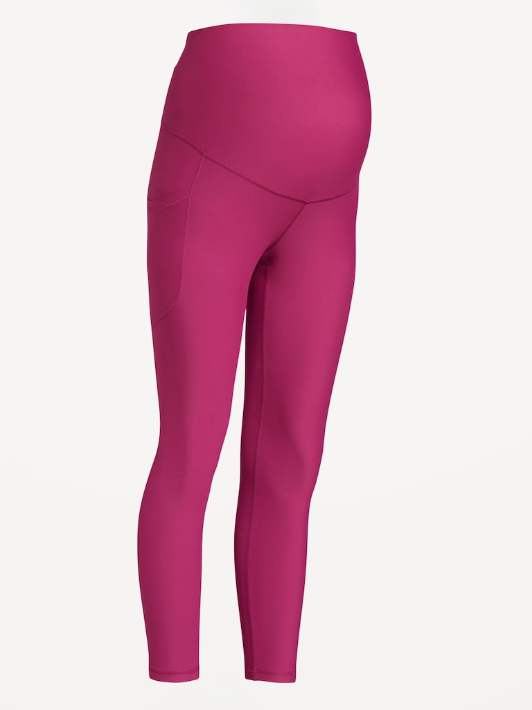 Maternity Full-Panel PowerSoft 7/8 Leggings