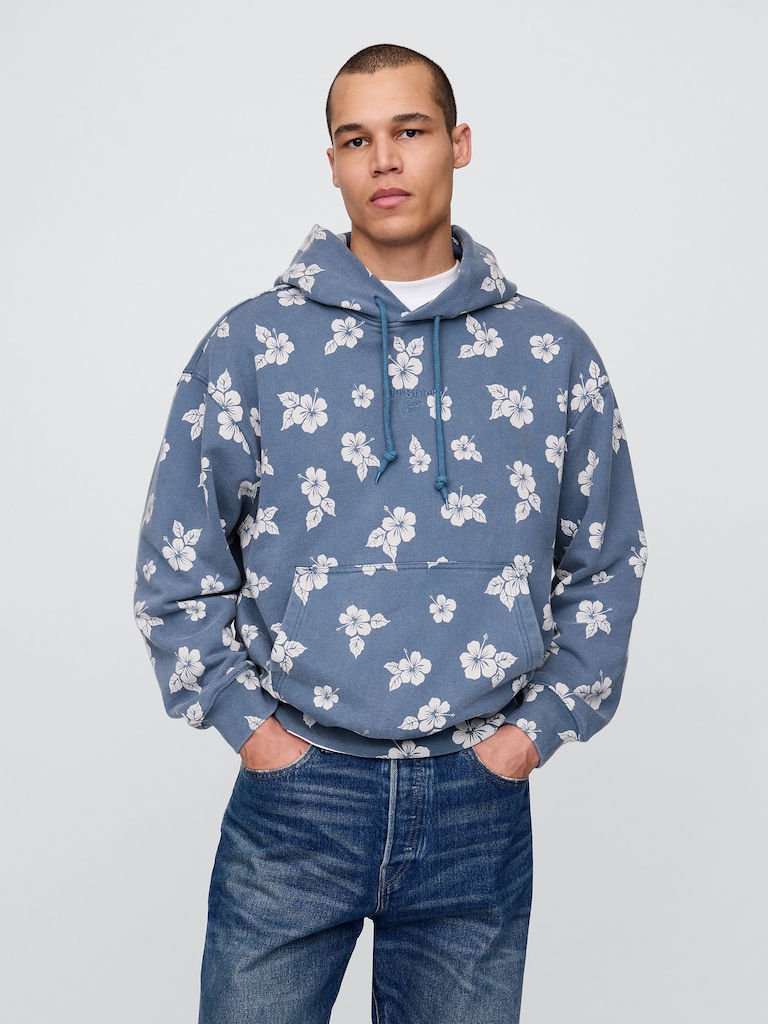 Lilo & Stitch Adult Heavyweight French Terry Graphic Hoodie
