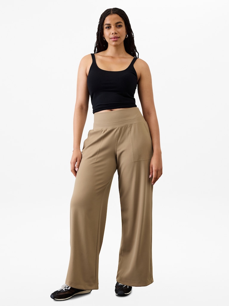 Venice High Rise Wide Leg Pant