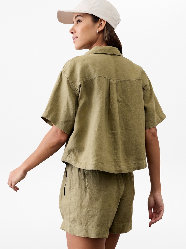 Retreat Linen Short Sleeve Shirt