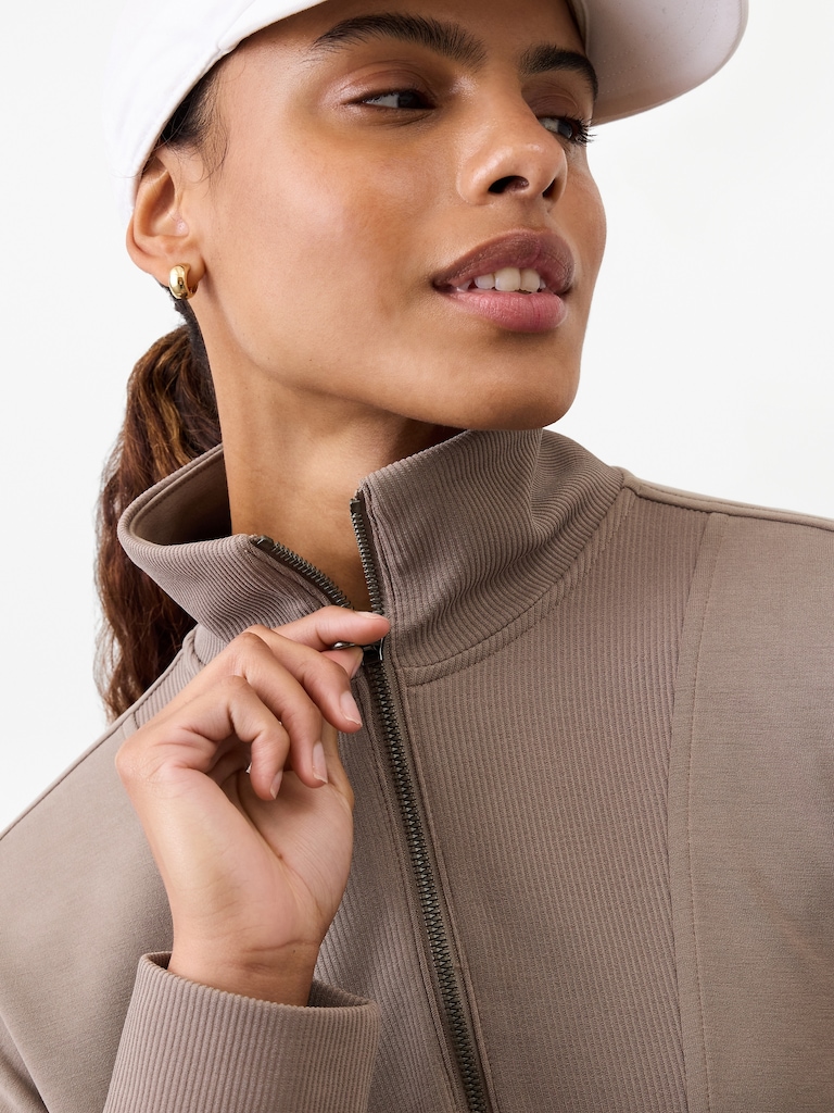 Seasoft Rib 1/4 Zip Popover