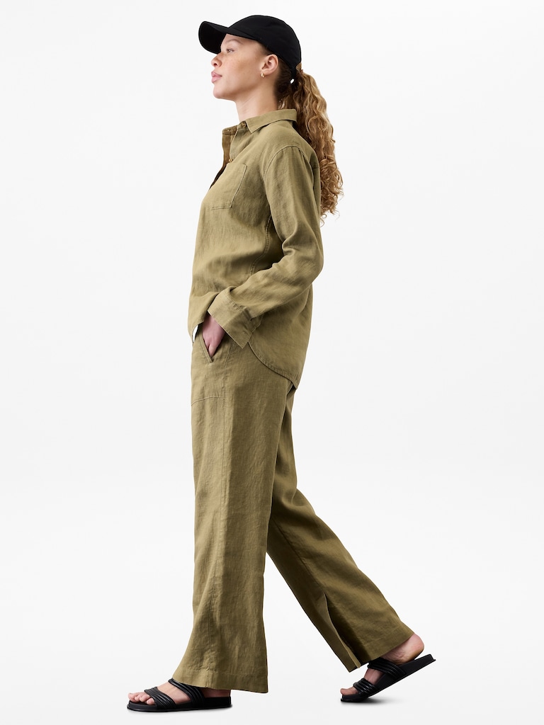 Retreat Linen Top