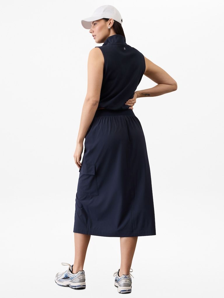 Brooklyn Heights High Rise Cargo Skirt