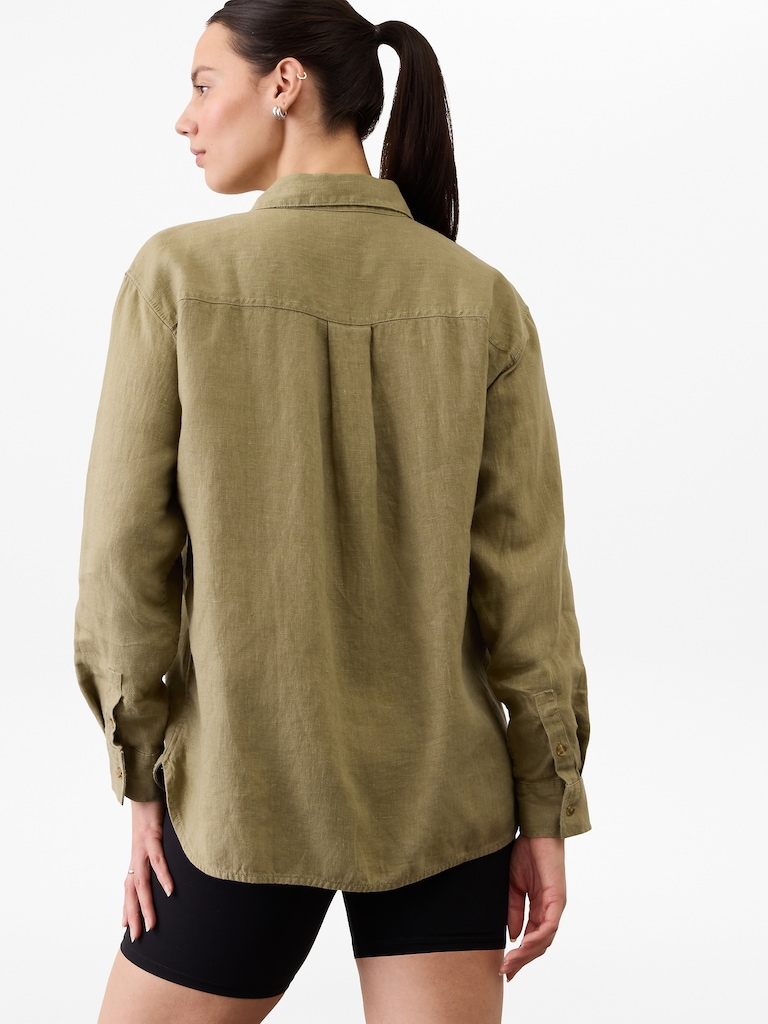 Retreat Linen Top