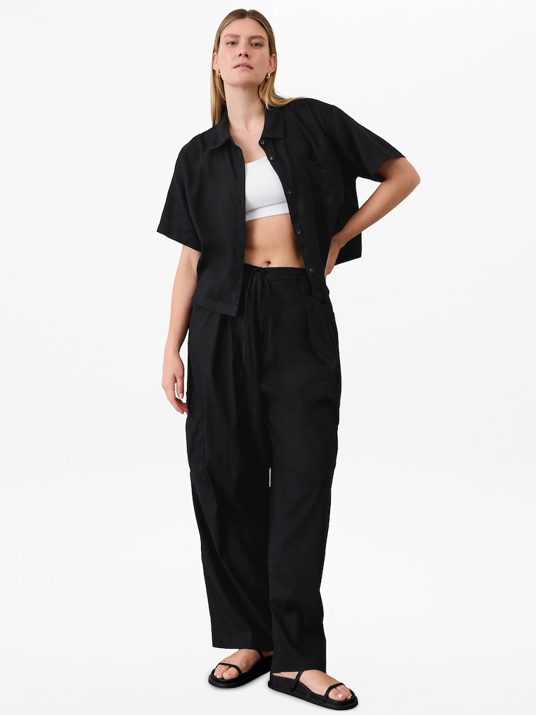 Paradise Mid Rise Straight Leg Cargo Pant