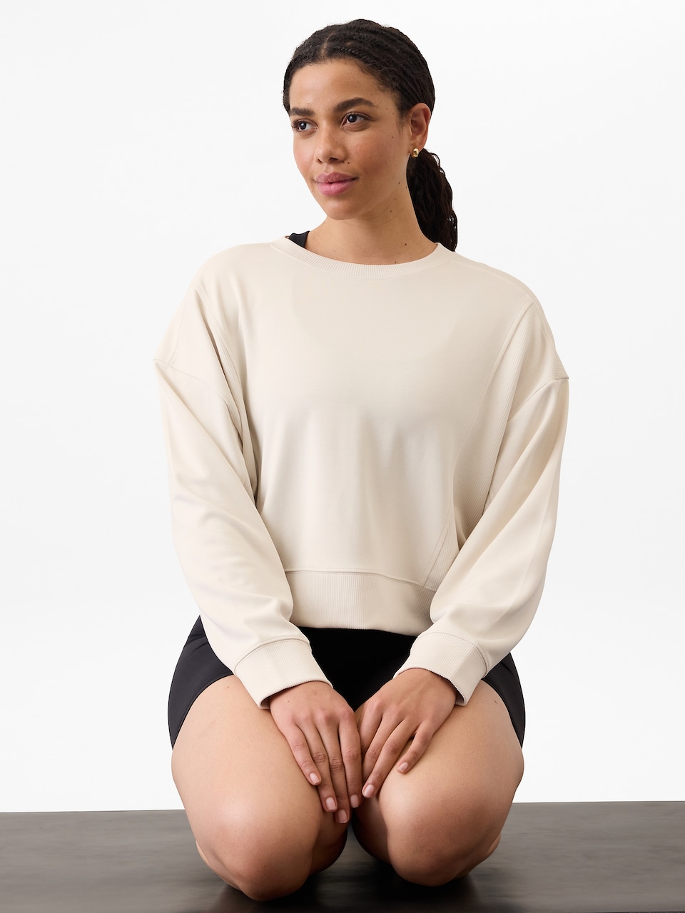 Seasoft Rib Crewneck Sweatshirt