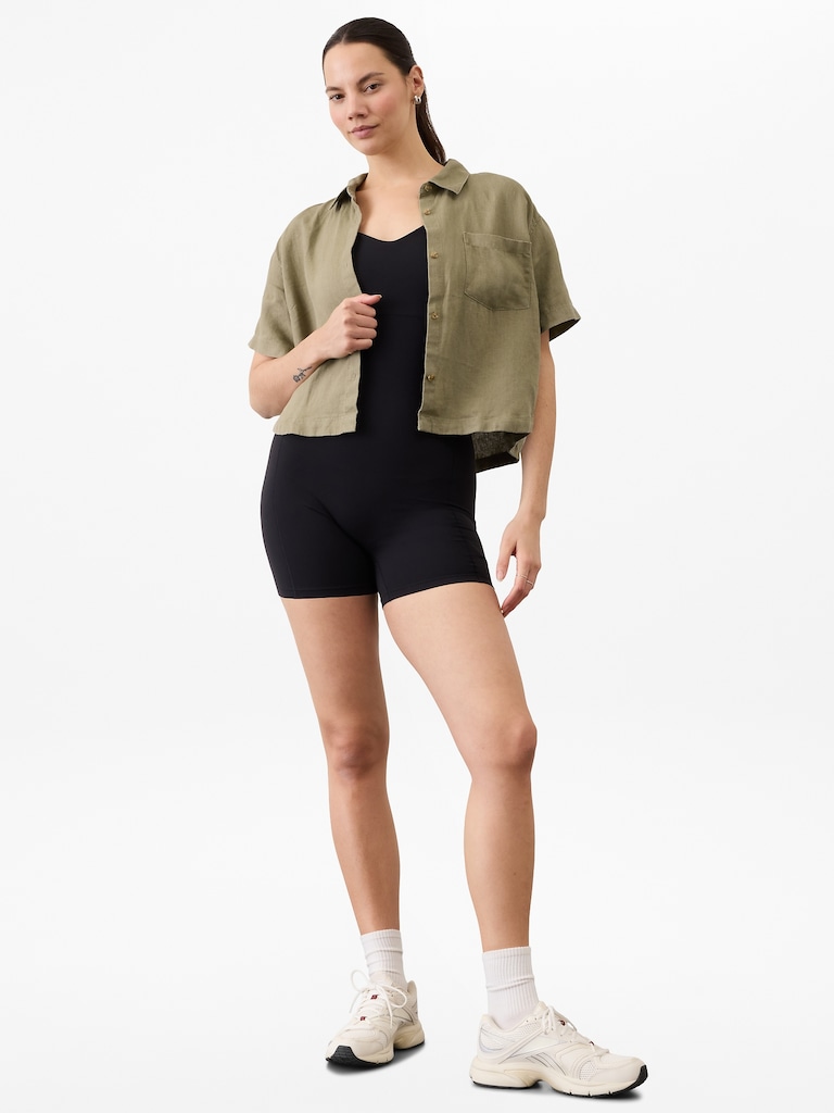 Retreat Linen Short Sleeve Shirt