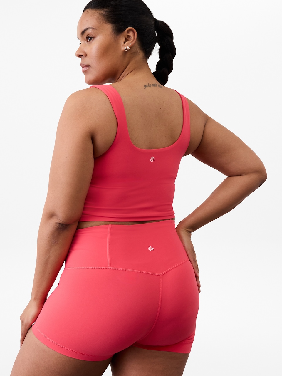 Transcend Square Neck Crop Sports Bra D-DD