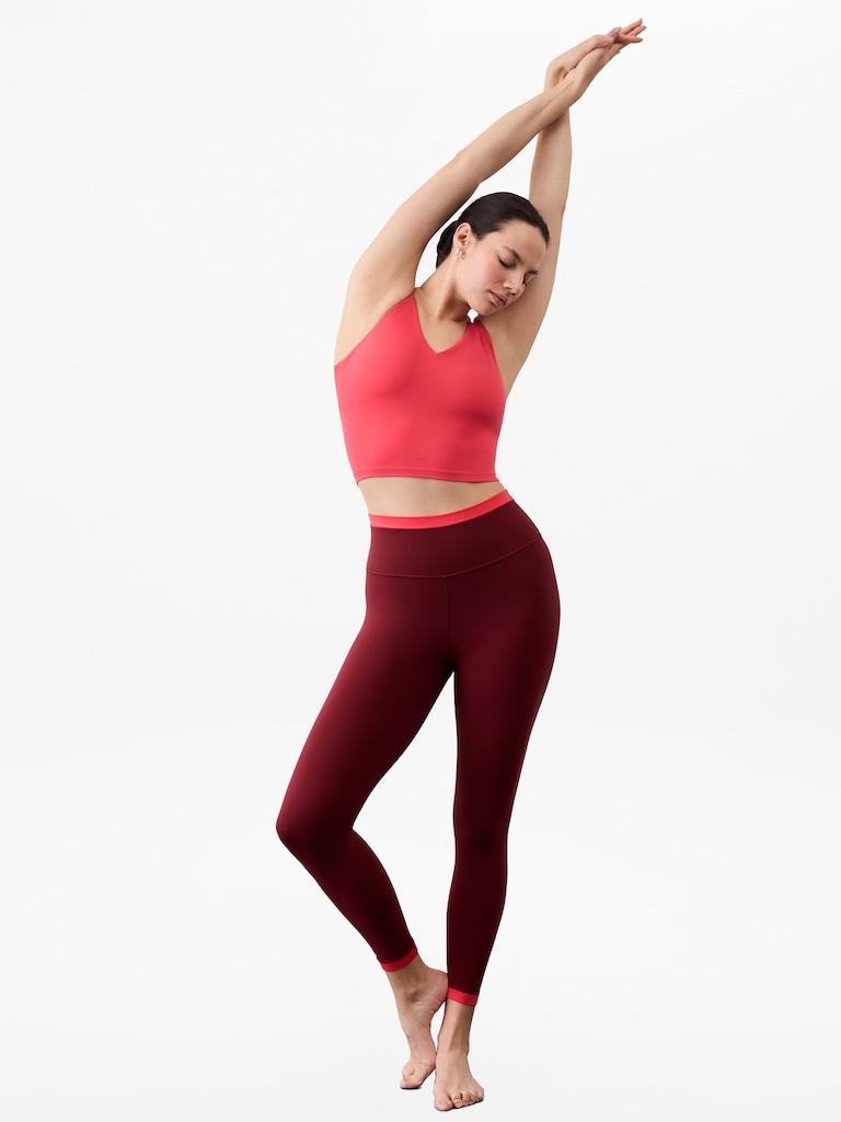 Transcend V-Neck Crop Sports Bra A-C