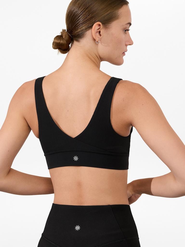 Breathe Rib Longline Sports Bra A-C