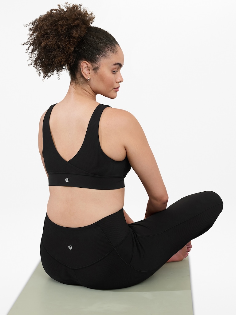 Breathe Rib Longline Sports Bra A-C