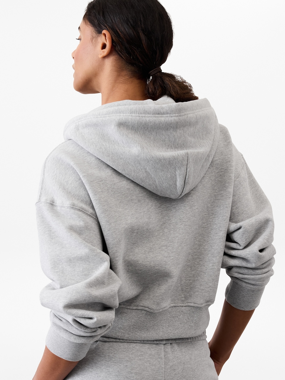 Forever Fleece Crop Full Zip