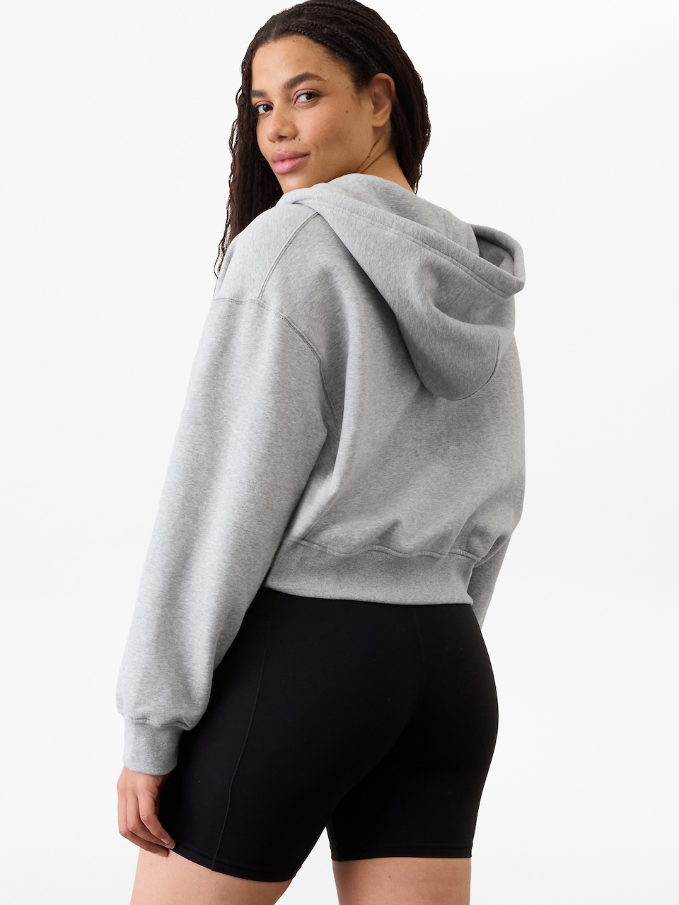 Forever Fleece Crop Full Zip
