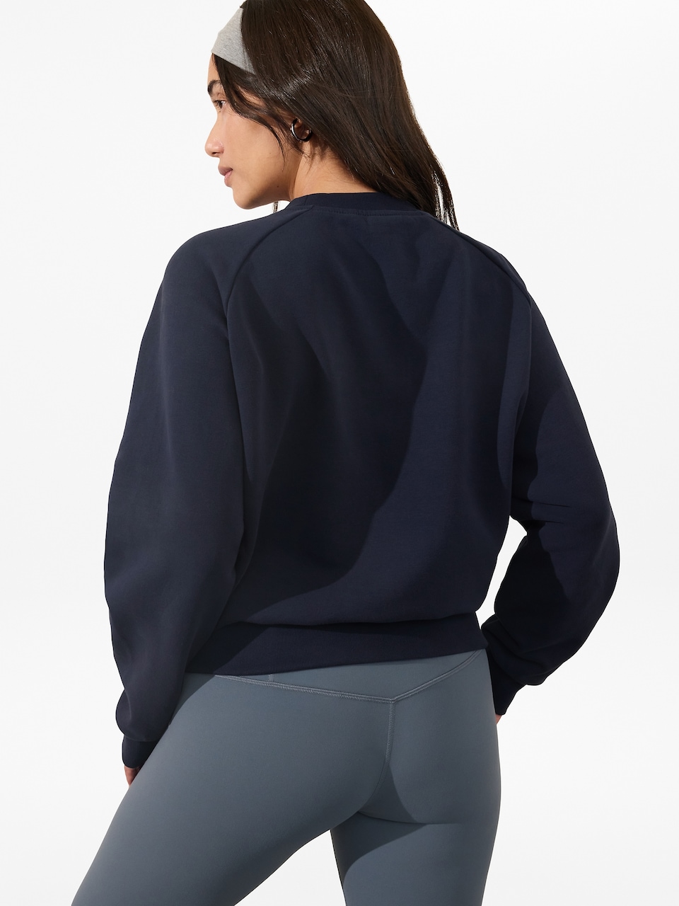 Athleta Embroidered Crew Sweatshirt