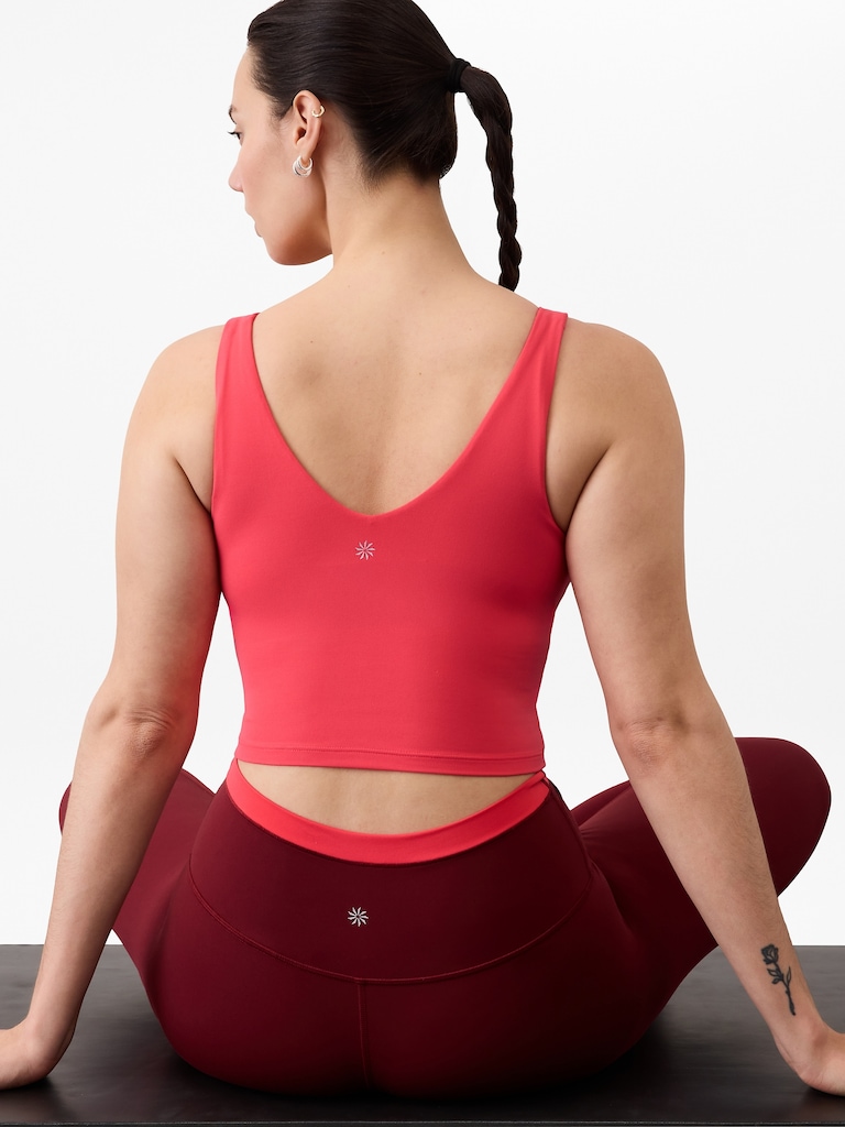 Transcend V-Neck Crop Sports Bra A-C