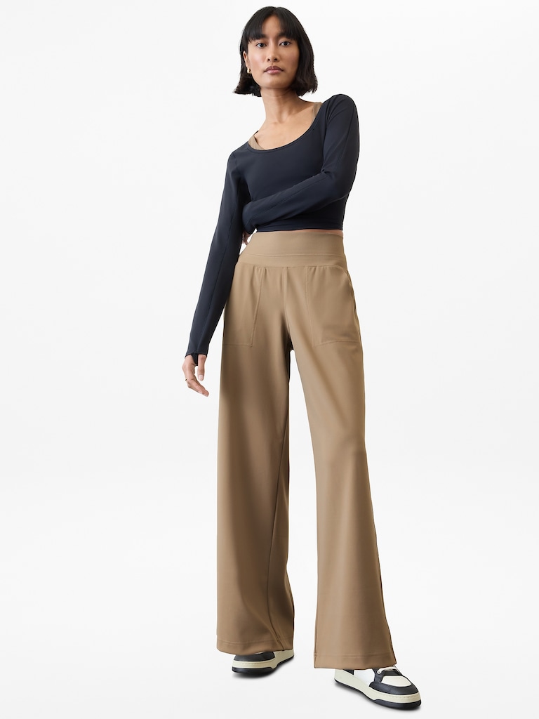 Venice High Rise Wide Leg Pant