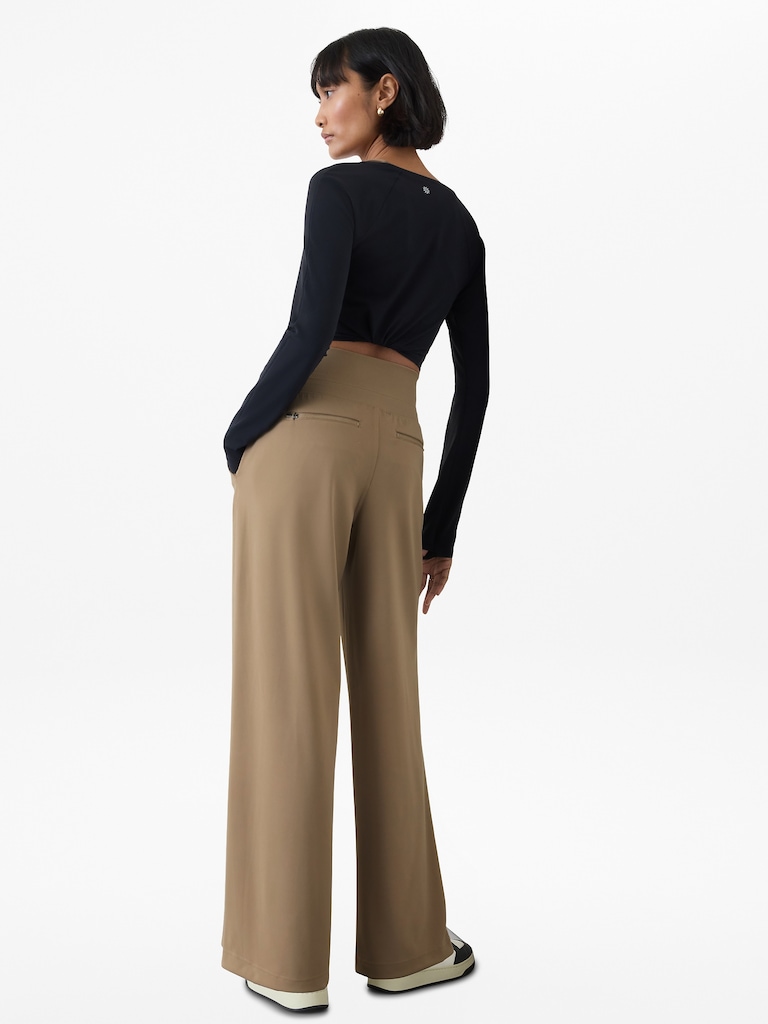 Venice High Rise Wide Leg Pant