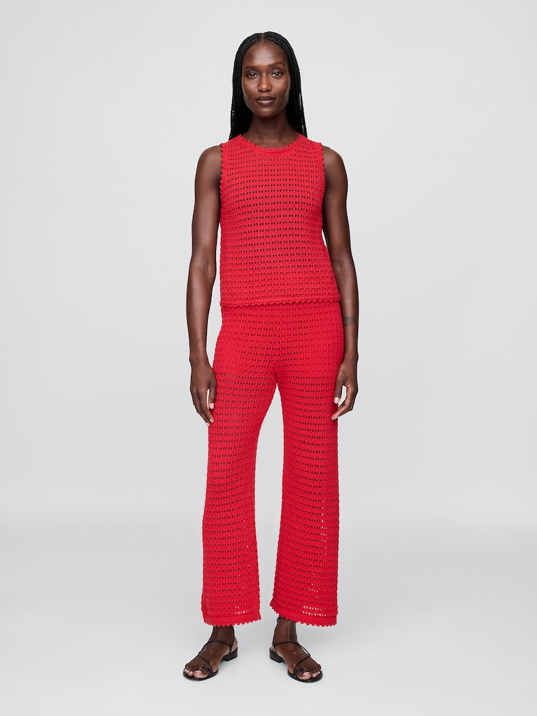 100% Cotton Crochet Tank Top