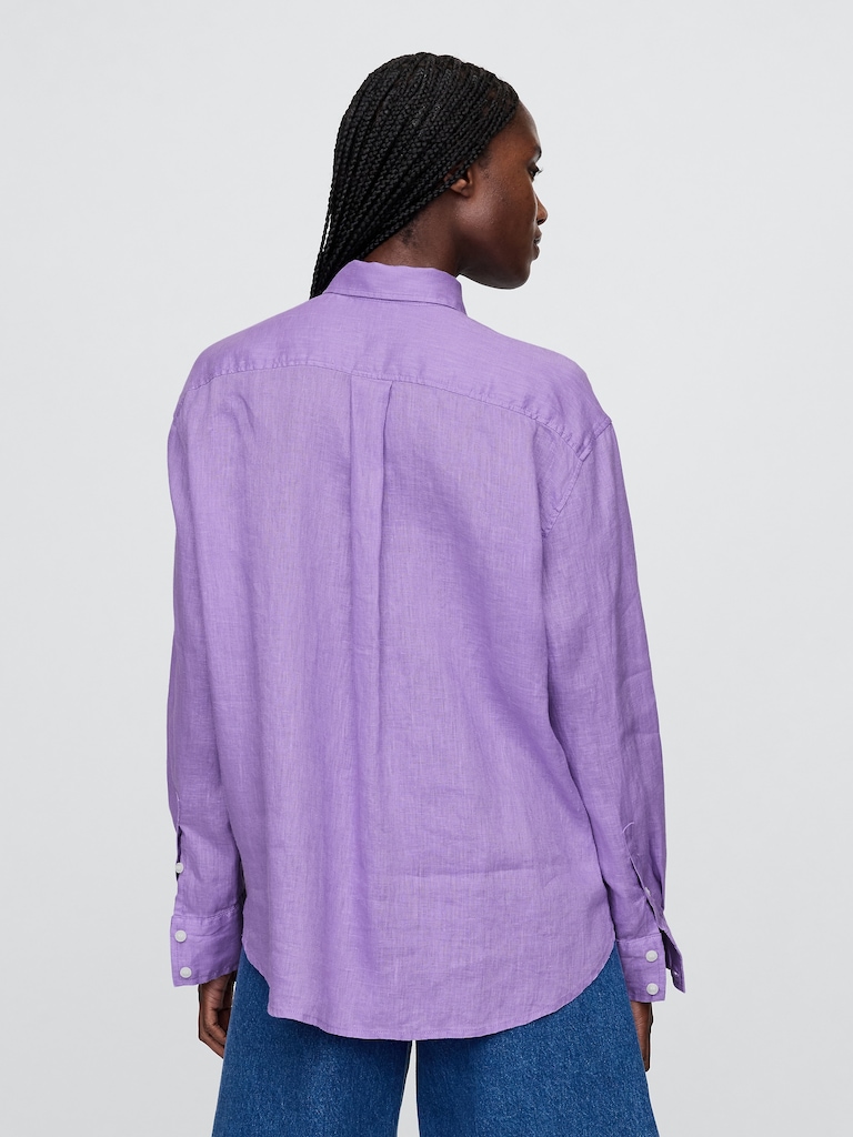 100% Linen Oversized Shirt