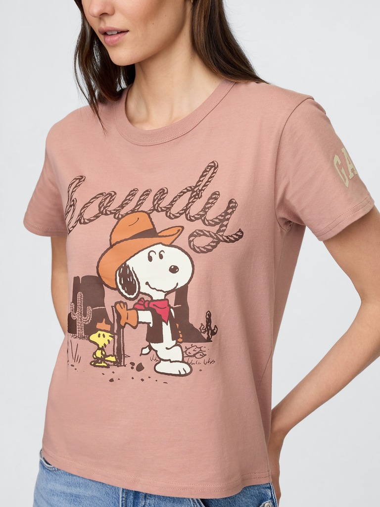 Peanuts Shrunken Graphic T-Shirt