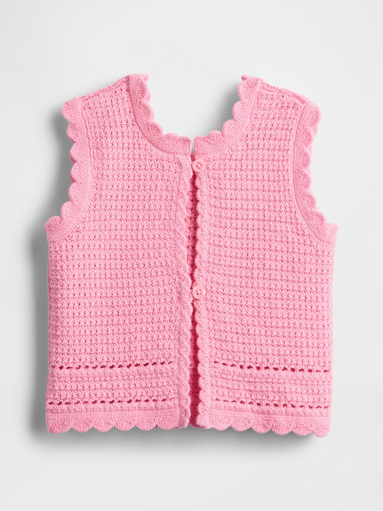 Baby & Toddler Scalloped Crochet Top