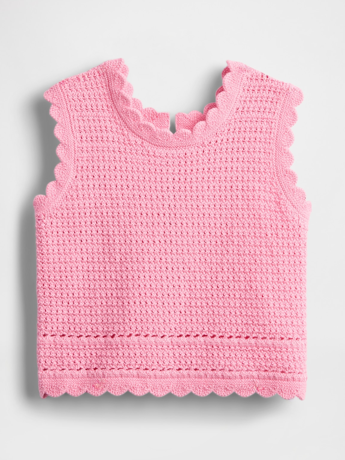 Baby & Toddler Scalloped Crochet Top
