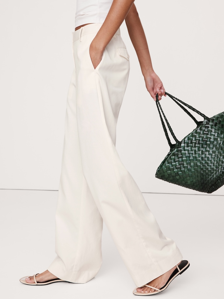 The Everyday Wide-Leg Linen Pant