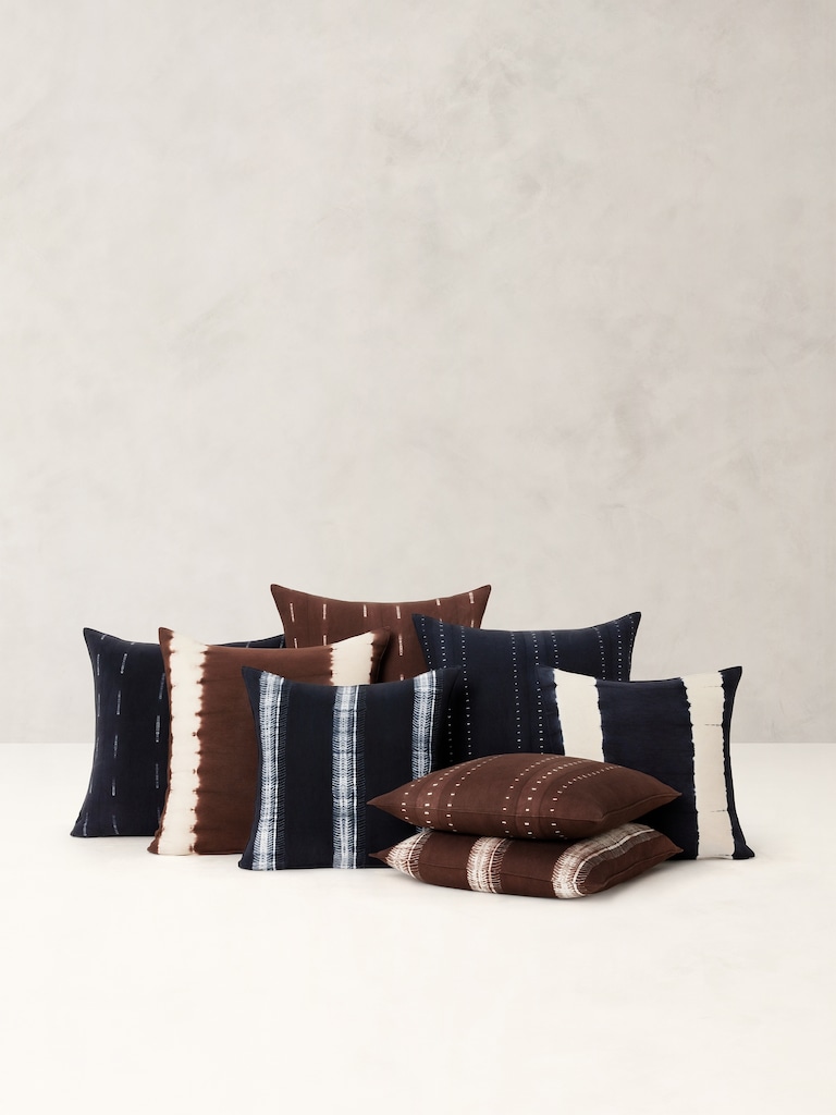 Shibori Cotton Pillow Cover