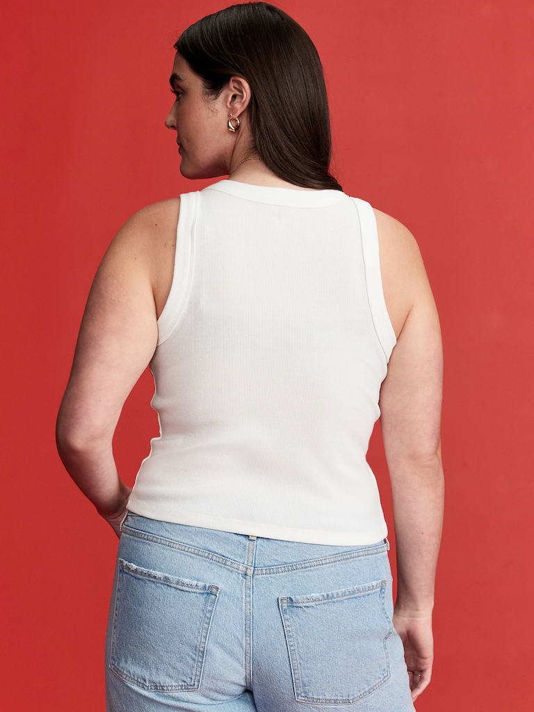 Old Navy x Disney© Mickey Mouse Snug Logo Graphic Flag Tank Top