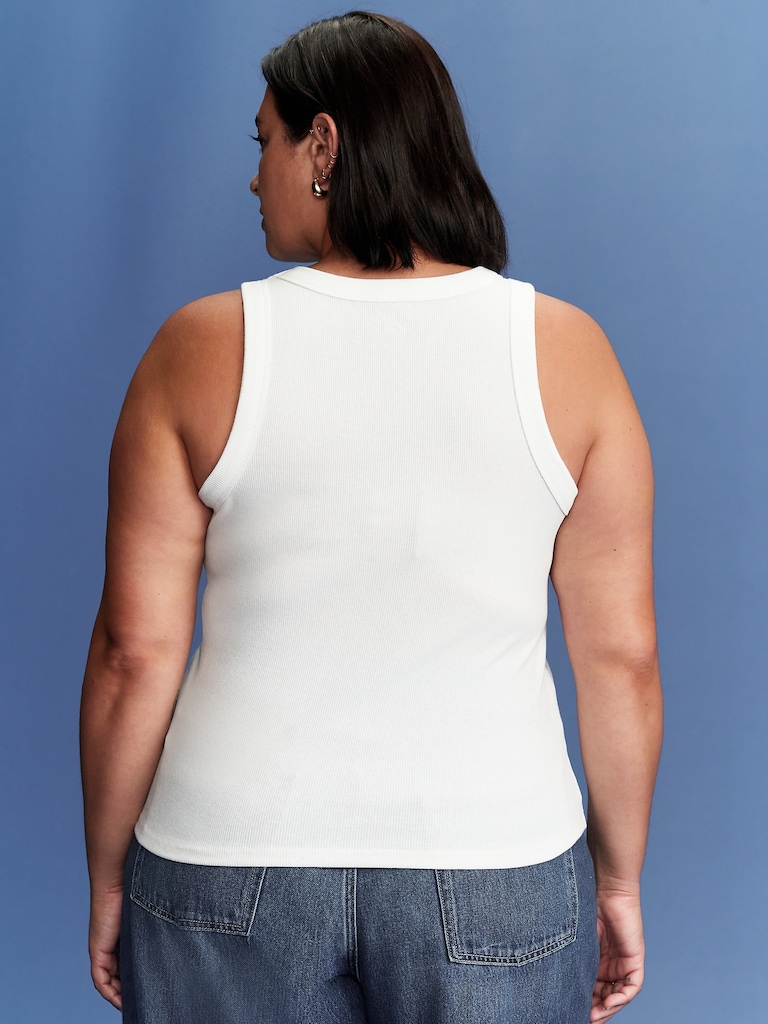 Old Navy x Disney© Mickey Mouse Snug Logo Graphic Flag Tank Top