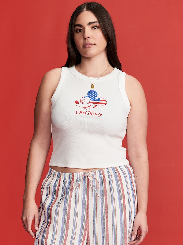 Old Navy x Disney© Mickey Mouse Logo-Graphic Snug Tank Top
