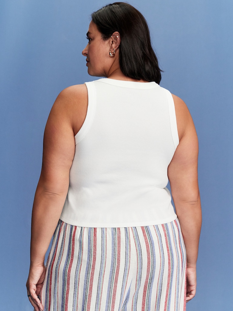 Old Navy x Disney© Mickey Mouse Logo-Graphic Snug Tank Top