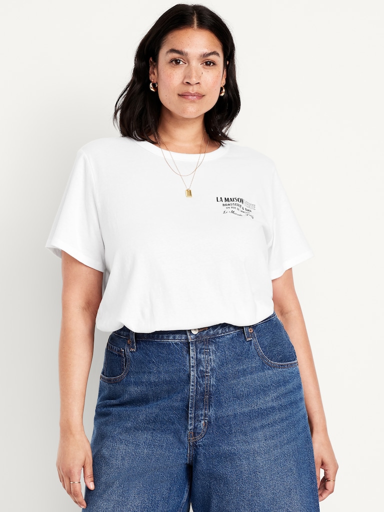 EveryWear Crew-Neck Graphic T-Shirt