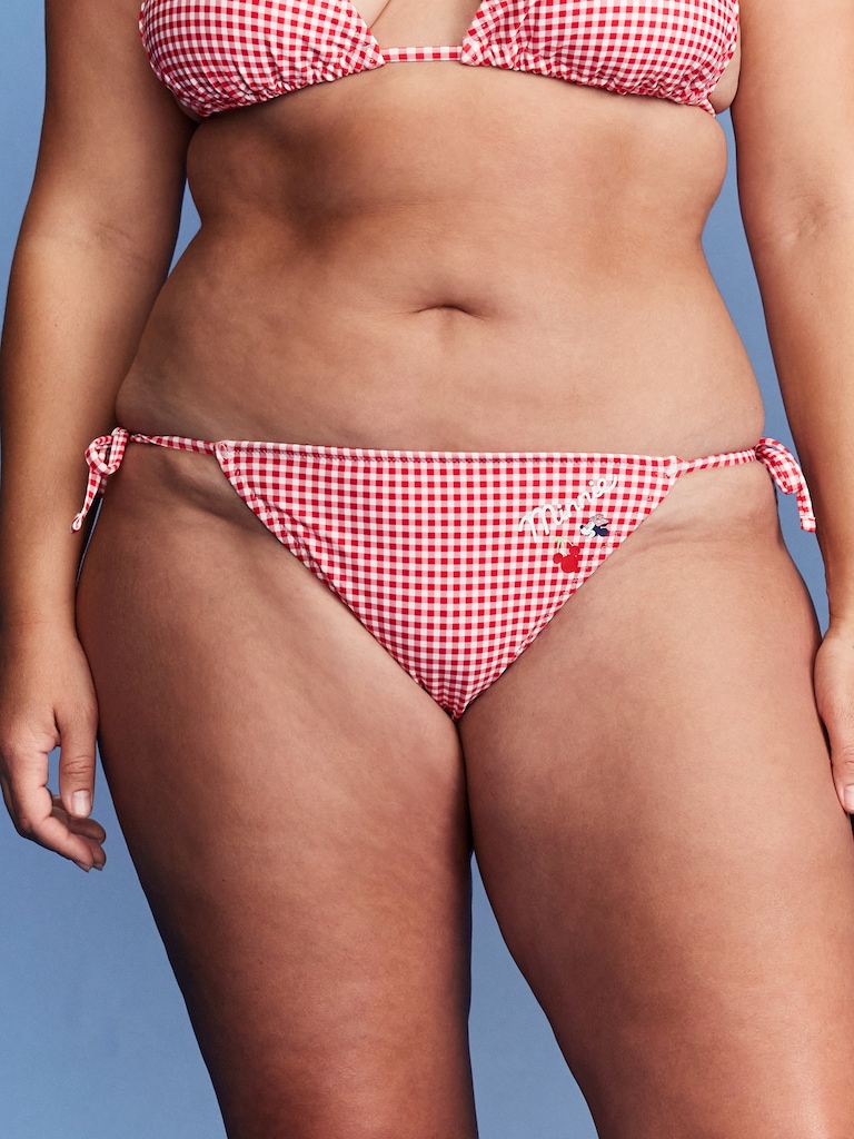 Old Navy x Disney© Minnie Mouse Gingham String Bikini Swim Bottoms