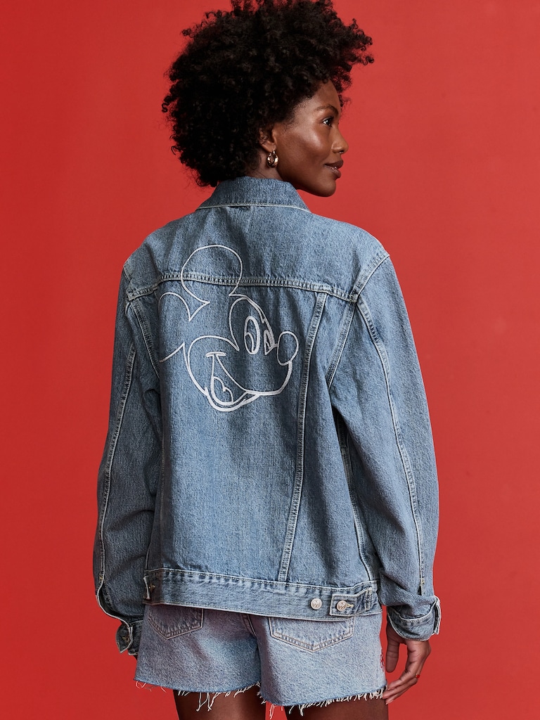 Old Navy x Disney© Mickey Mouse Logo-Graphic Jean Jacket