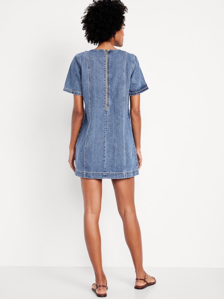 Denim Mini Dress
